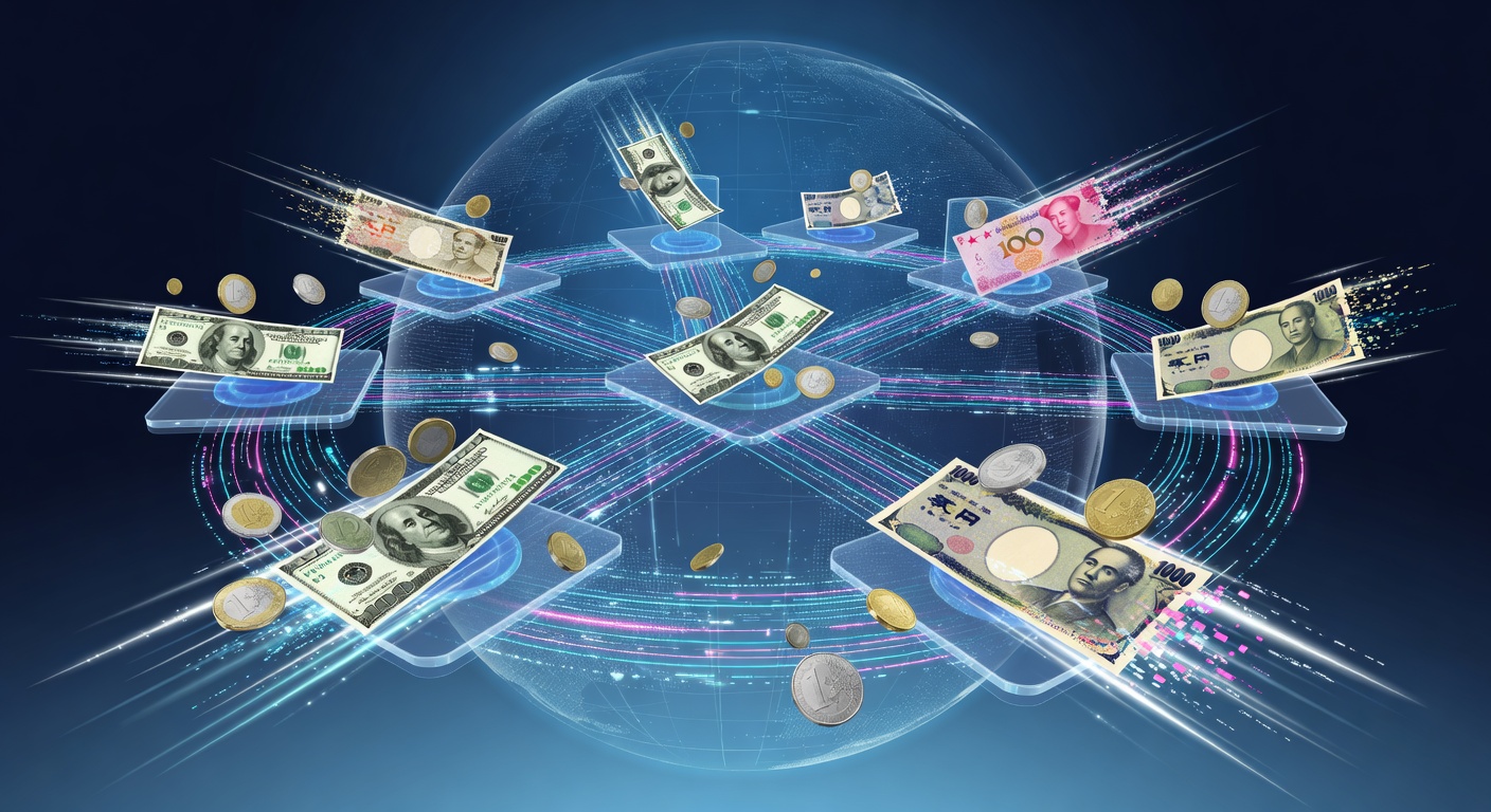 Intercambio de divisas y criptomonedas