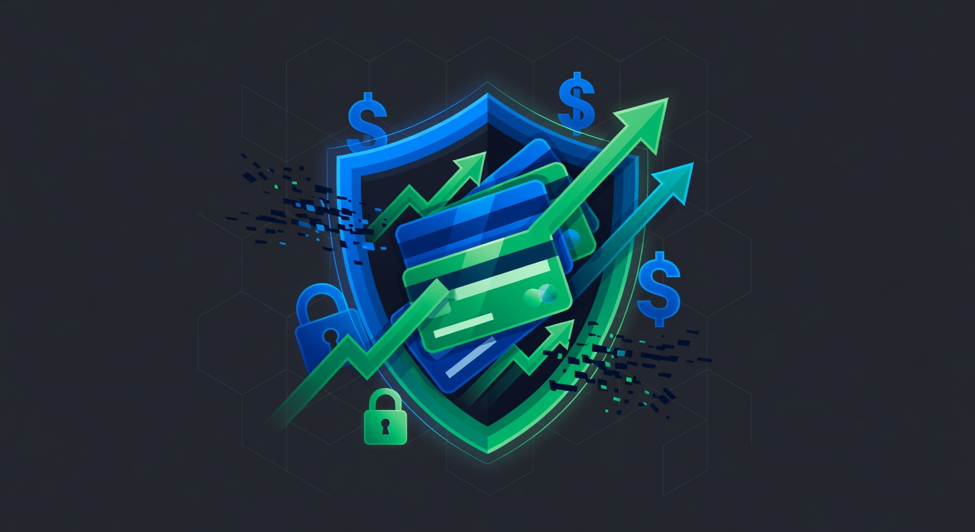 Escudo de seguridad fintech